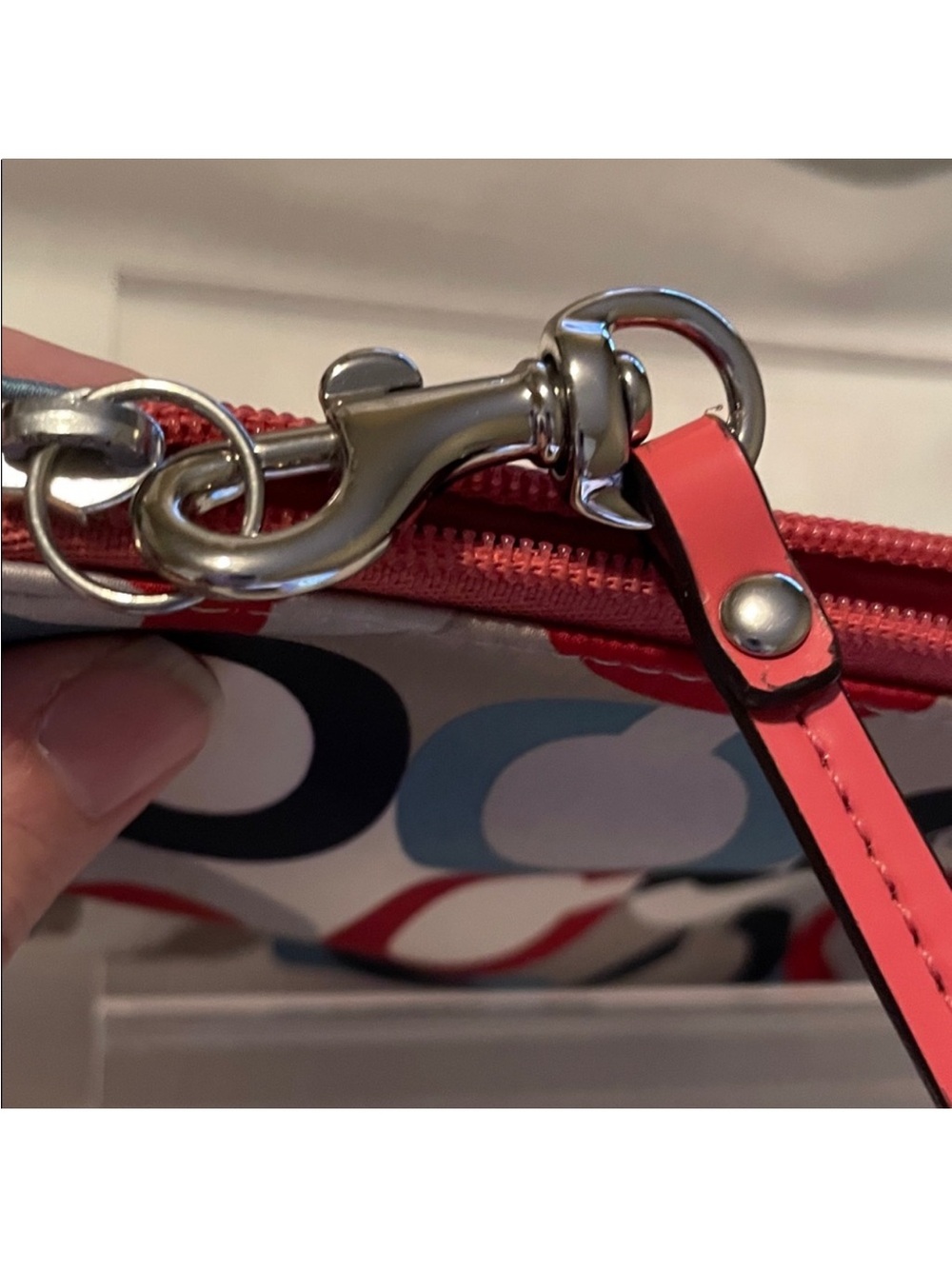 Coach Multicolor Scarf Patterned Clutch - Picture 8 of 8